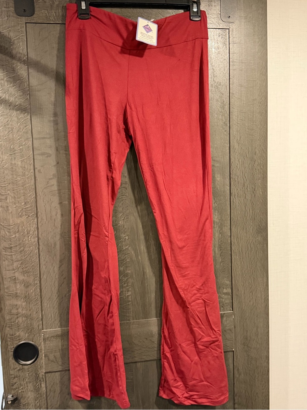 Women’s Wide Leg Pants in Red